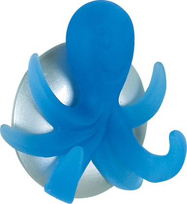 Крючок для полотенец Spirella Octopus, самоклеящийся, синий 1004623