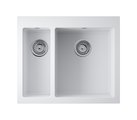 Кухонная мойка Omoikiri Bosen 59-2A-WH Artceramic, две чаши, белый 4993823