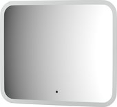 Зеркало с матированием и LED-подсветкой Defesto, 19W, 60x50см, ИК-выключатель, тёплый белый свет DF 3813RH