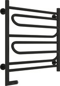 Полотенцесушитель электрический Сунержа Элегия 2.0 600x600, МЭМ левый, чёрный матовый 31-5218-6060