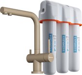 Комплект смеситель+фильтр Omoikiri Nagano-CA-P + Pure drop Lite, карамель 4217.8028P