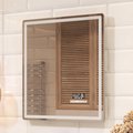Зеркало Vigo Geometry Media Voice 600x700 LED-подсветка, подогрев, голосовое управление, Bluetooth, дата, время 044