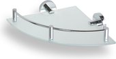 Полка угловая матовое стекло/хром 260x160мм Bemeta Omega 104202162