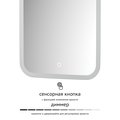 Зеркало с матированием и LED-подсветкой Defesto, 17W, 40x60см, сенсорный выключатель, тёплый белый свет DF 3812S