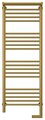 Полотенцесушитель электрический Сунержа Богема 2.0, с полкой, 1200x400, МЭМ справа, состаренная латунь 051-5207-1240
