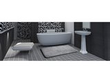 Коврик для туалета Grund Lex, 60x50см, полиакрил, серый 2770.06.4002