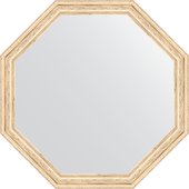 Зеркало Evoform Octagon 640x640 в багетной раме 51мм, слоновая кость BY 3964