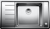Кухонная мойка Blanco Andano XL 6S-IF Compact, чаша справа, отводная арматура, полированная сталь 523001