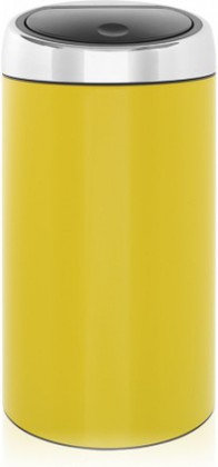 Ведро для мусора 45л жёлтое Brabantia Touch Bin 424601