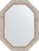 Зеркало Evoform Polygon 660x860 в багетной раме 88мм, римское серебро BY 7167