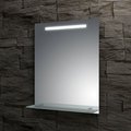 Зеркало Evoform Ledline-S 1200x750 с полочкой со встроенным LED-светильником 7Вт BY 2159