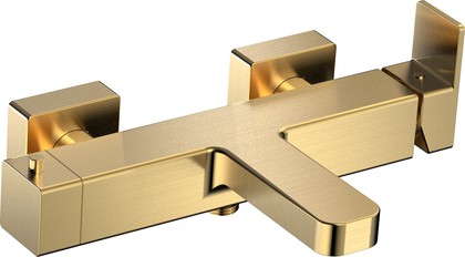 Смеситель для ванны AQUAme Savona, золото шлифованное AQM6812BG