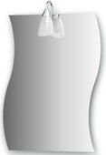 Зеркало Ellux 50x65см, светильник CLA-A1 0424