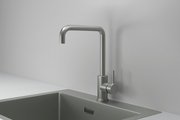 Смеситель кухонный Granula Kitchen Space KS-7110, высокий излив, однорычажный, Сталь матовая 7110, СТАЛЬ МАТОВАЯ