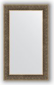 Зеркало Evoform Definite 730x1230 в багетной раме 101мм, вензель серебряный BY 3224