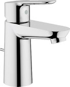 Смеситель однорычажный с донным клапаном для раковины, хром Grohe Bauedge 23328000