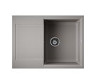 Кухонная мойка Omoikiri Sakaime 68-GR, с крылом, гранит, leningrad grey 4993545
