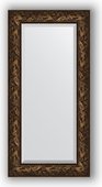 Зеркало Evoform Exclusive 590x1190 с фацетом, в багетной раме 99мм, византия бронза BY 3495