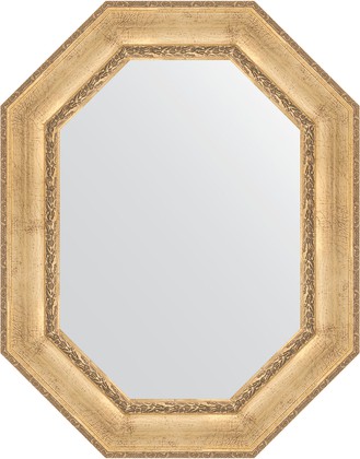 Зеркало Evoform Polygon 720x920 в багетной раме 120мм, состаренное серебро с орнаментом BY 7263