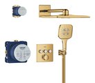 Душевая система скрытого монтажа Grohe Grohtherm SmartControl с термостатом для душа, холодный рассвет глянец 34864GL0