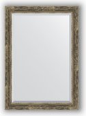 Зеркало Evoform Exclusive 730x1030 с фацетом, в багетной раме 70мм, старое дерево с плетением BY 3460