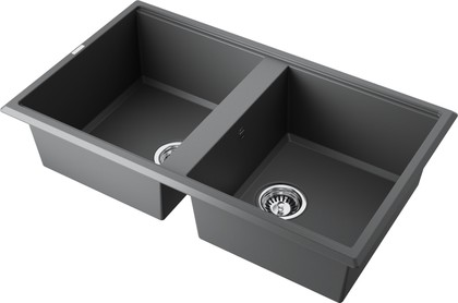 Кухонная мойка Omoikiri Tedori 86-2-PL Tetogranit, платина 4993931