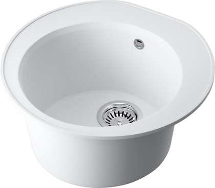 Кухонная мойка Omoikiri Miya 50R-WH Tetogranit, белый 4993506