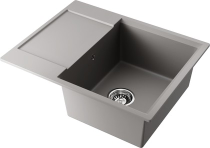 Кухонная мойка Omoikiri Daisen-65-GR с крылом, серый 4993682