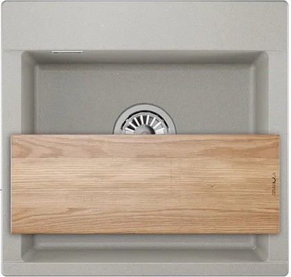 Кухонная мойка Granula Estetica ES-5201, 520x500, кварц, Базальт 5201, БАЗАЛЬТ