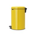 Бак для мусора Brabantia Newicon, 20л, с педалью, жёлтая маргаритка 113963