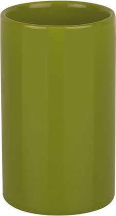 Стакан для зубных щёток Spirella Tube, керамика, зелёный 1016076
