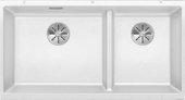 Кухонная мойка Blanco Subline 480/320-U, отводная арматура, белый 523588