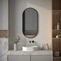 Зеркало с окантовкой Defesto Aura 50x100, LED подсветка, ИК-выключатель, тёплый белый свет DF 2934R