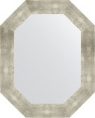 Зеркало Evoform Polygon 610x760 в багетной раме 90мм, алюминий BY 7198