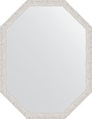 Зеркало Evoform Polygon 680x880 в багетной раме 46мм, чеканка белая BY 7004