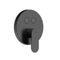 Комплект для душа AQUAme, встраиваемый, смеситель, gun metal AQM8402GM