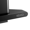 Угловая полочка для душа Keuco Aveno, со встроенным стеклоочистителем, чёрный матовый 14657 370100