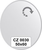 Зеркало для ванной FBS Perfecta 50x60см с фацетом 10мм CZ 0030