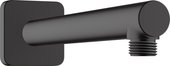 Держатель верхнего душа Hansgrohe Vernis Shape 240мм, розетка квадрат, матовый чёрный 26405670