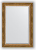 Зеркало Evoform Exclusive 630x930 с фацетом, в багетной раме 70мм, состаренное бронза с плетением BY 3432