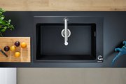 Кухонная мойка со смесителем Hansgrohe 660, комбинированная, хром 43218000