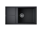 Кухонная мойка Omoikiri Sumi 86-BL с крылом, tetogranit, чёрный 4993646