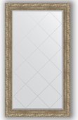 Зеркало Evoform Exclusive-G 750x1300 с гравировкой, в багетной раме 85мм, виньетка античное серебро BY 4229