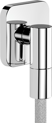Шланговое подсоединение Hansgrohe FixFit Fine Q, с клапаном обратного тока, хром 28884000