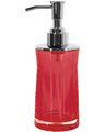 Дозатор для жидкого мыла Spirella Sydney Acrylic настольный, акрил, красный 1011340