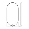 Зеркало с окантовкой Defesto Aura 60x120, LED подсветка, сенсорный выключатель, нейтральный белый свет DF 2926S