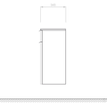 Шкаф подвесной, Verona Urban, 720x300, средний, 1 дверь, 1 ящик, правый UR400R