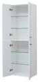 Шкаф-пенал для ванной Dreja, 1545x500, 4 дверки, белый глянец 77.0301W
