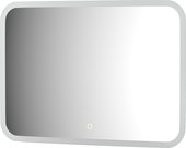 Зеркало с матированием и LED-подсветкой Defesto, 21W, 70x50см, сенсорный выключатель, нейтральный белый свет DF 3804SH