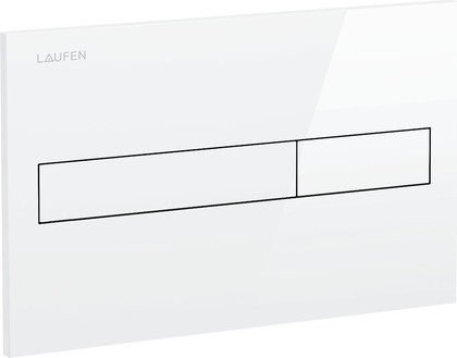Смывная клавиша для унитаза Laufen AW1 двойной смыв, белый 8.9566.1.000.000.1